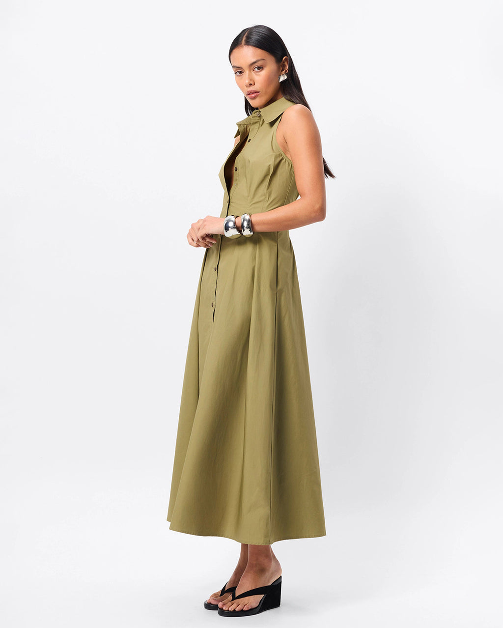 Roam Maxi Dress - Olive by Mossman - view 3