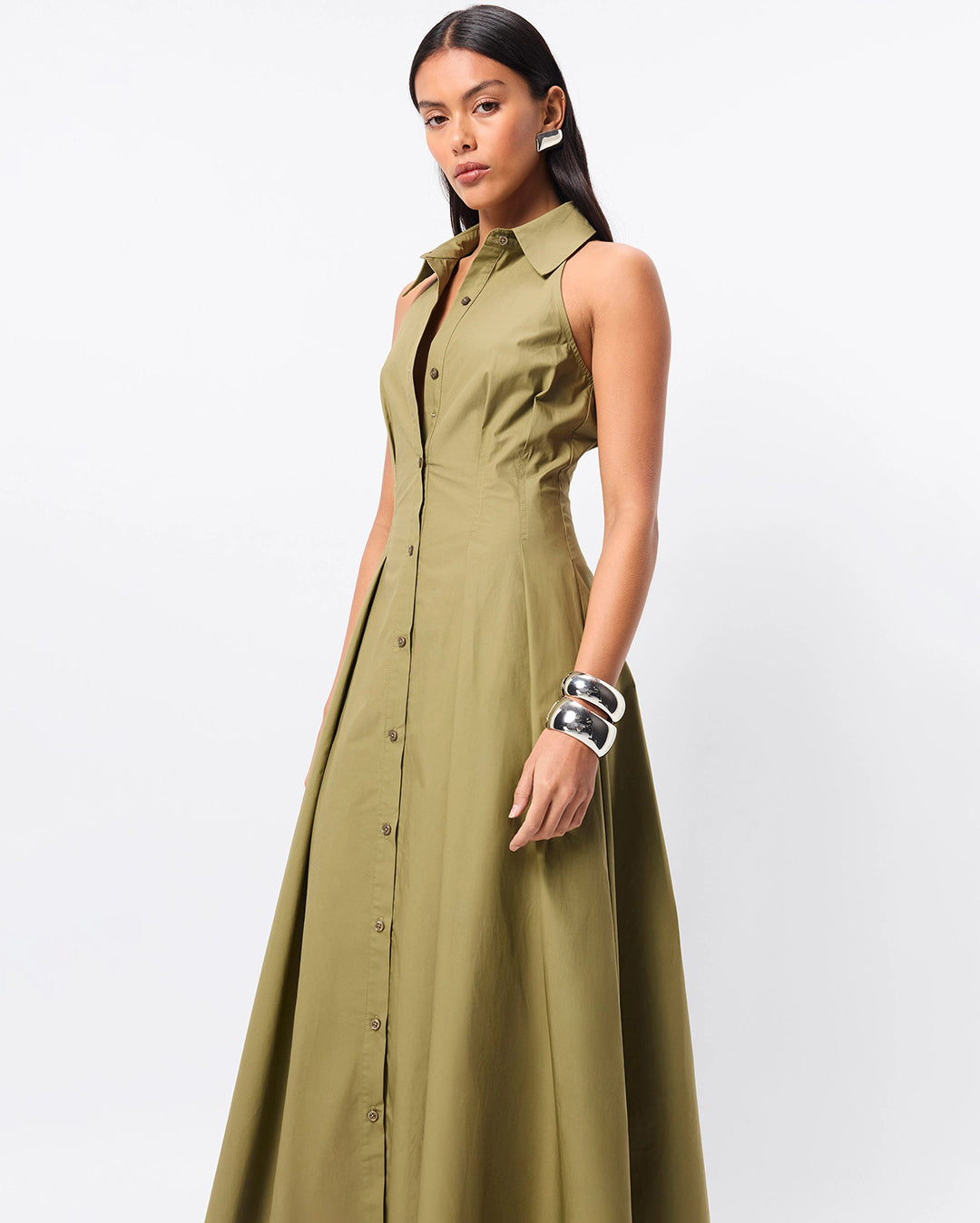 Roam Maxi Dress - Olive by Mossman - view 4