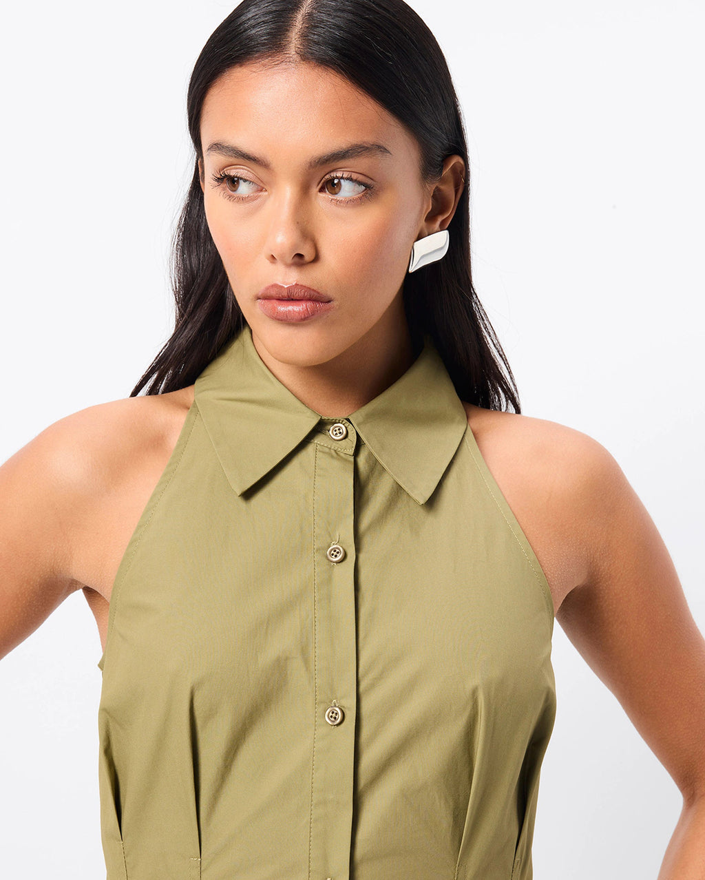 Roam Maxi Dress - Olive by Mossman - view 5
