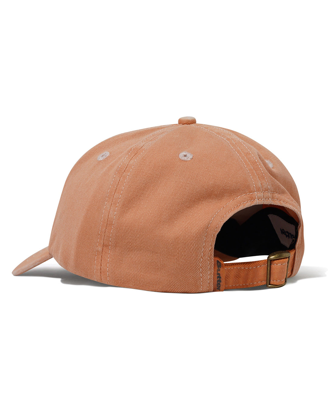Rounded Logo 6 Panel Cap - Washed Orange by Butter Goods - view 2