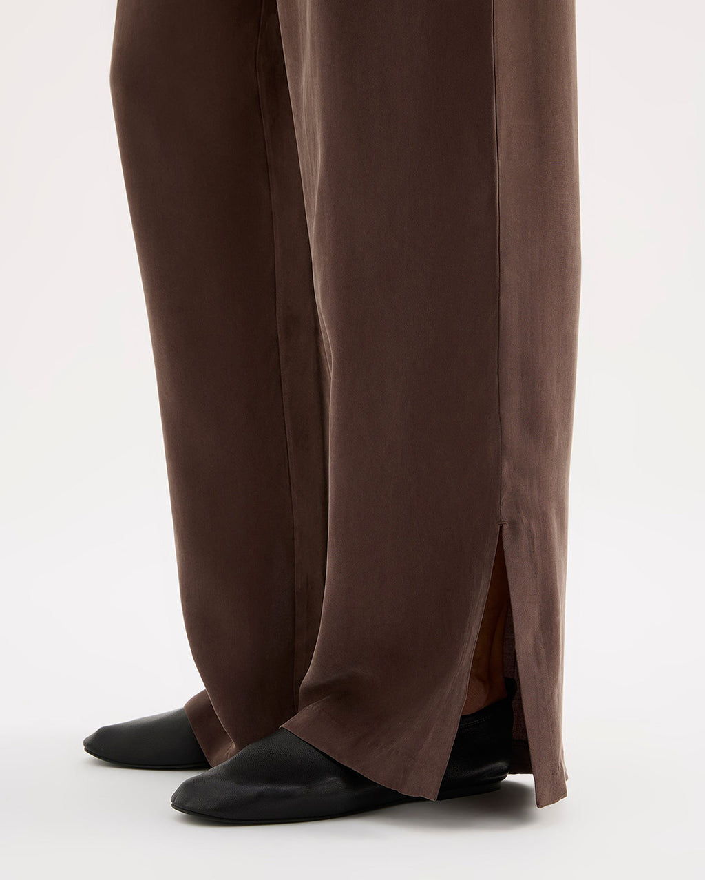 Dara Cupro Pant - Chocolate