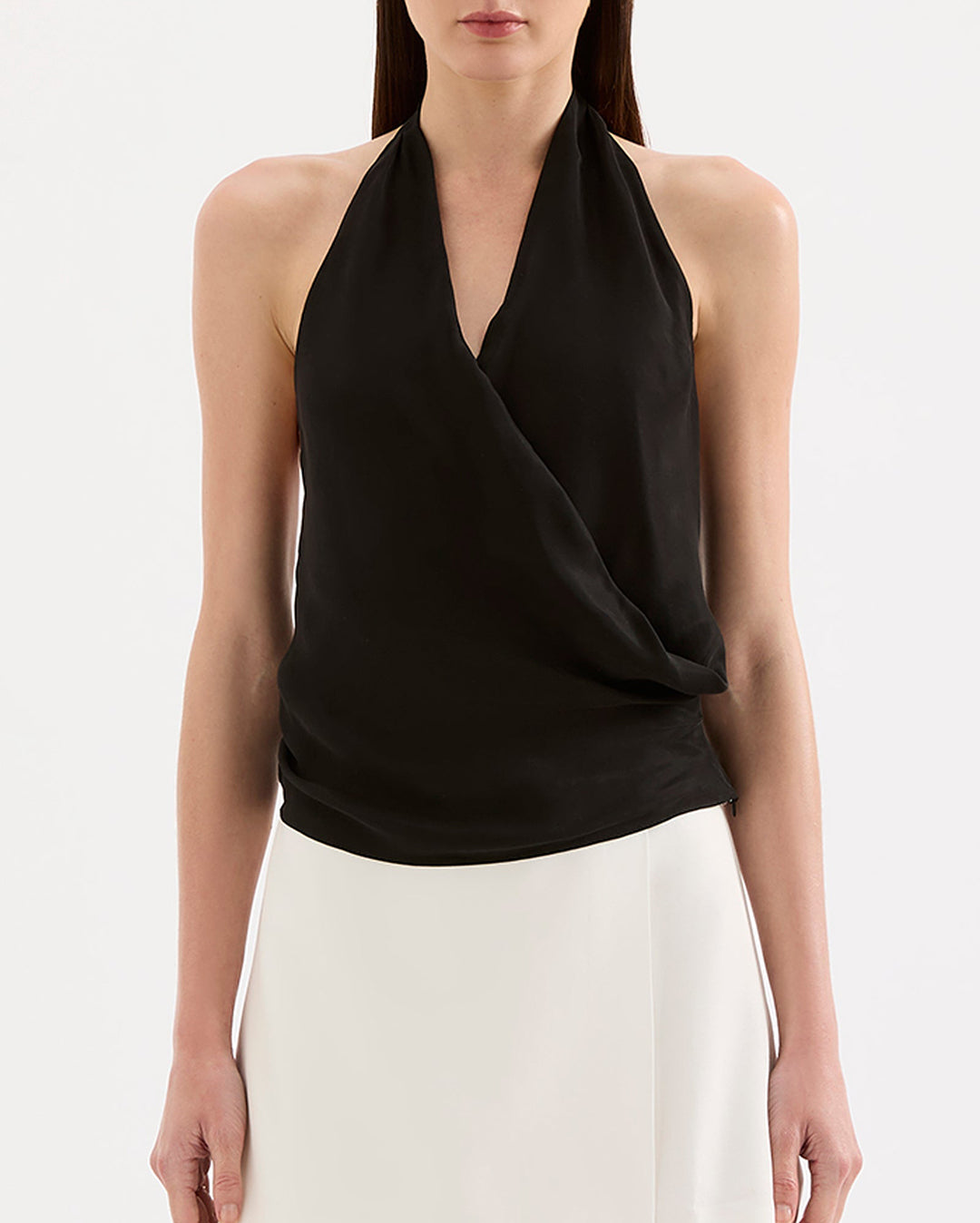 Leon Cupro Top - Black