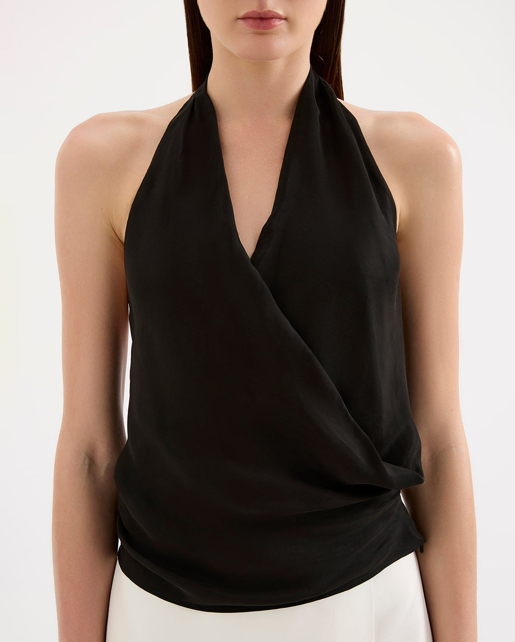 Leon Cupro Top - Black