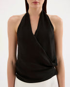Leon Cupro Top - Black