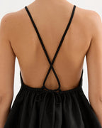 Ziba Linen Top - Black by Nude Lucy - view 8