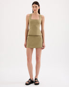 Thea Mini Skirt - Moss