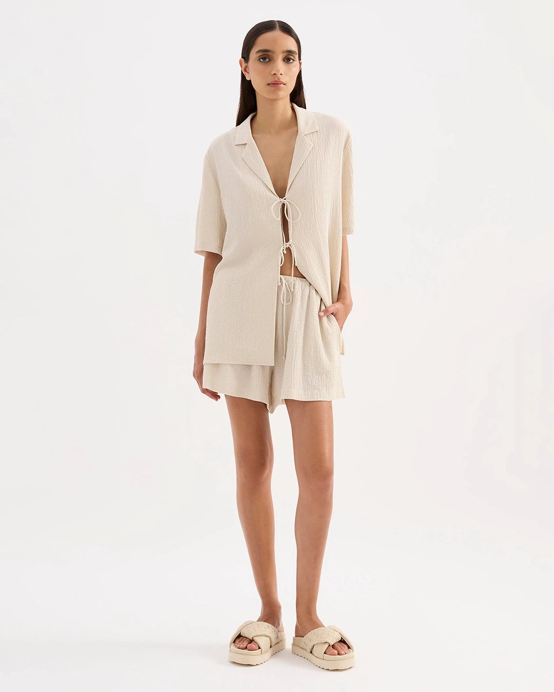 Palma Shorts - Cream