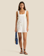 Harper Mini Dress - Lotus Broderie by Soleil Soleil