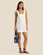 Harper Mini Dress - Lotus Broderie by Soleil Soleil - view 6