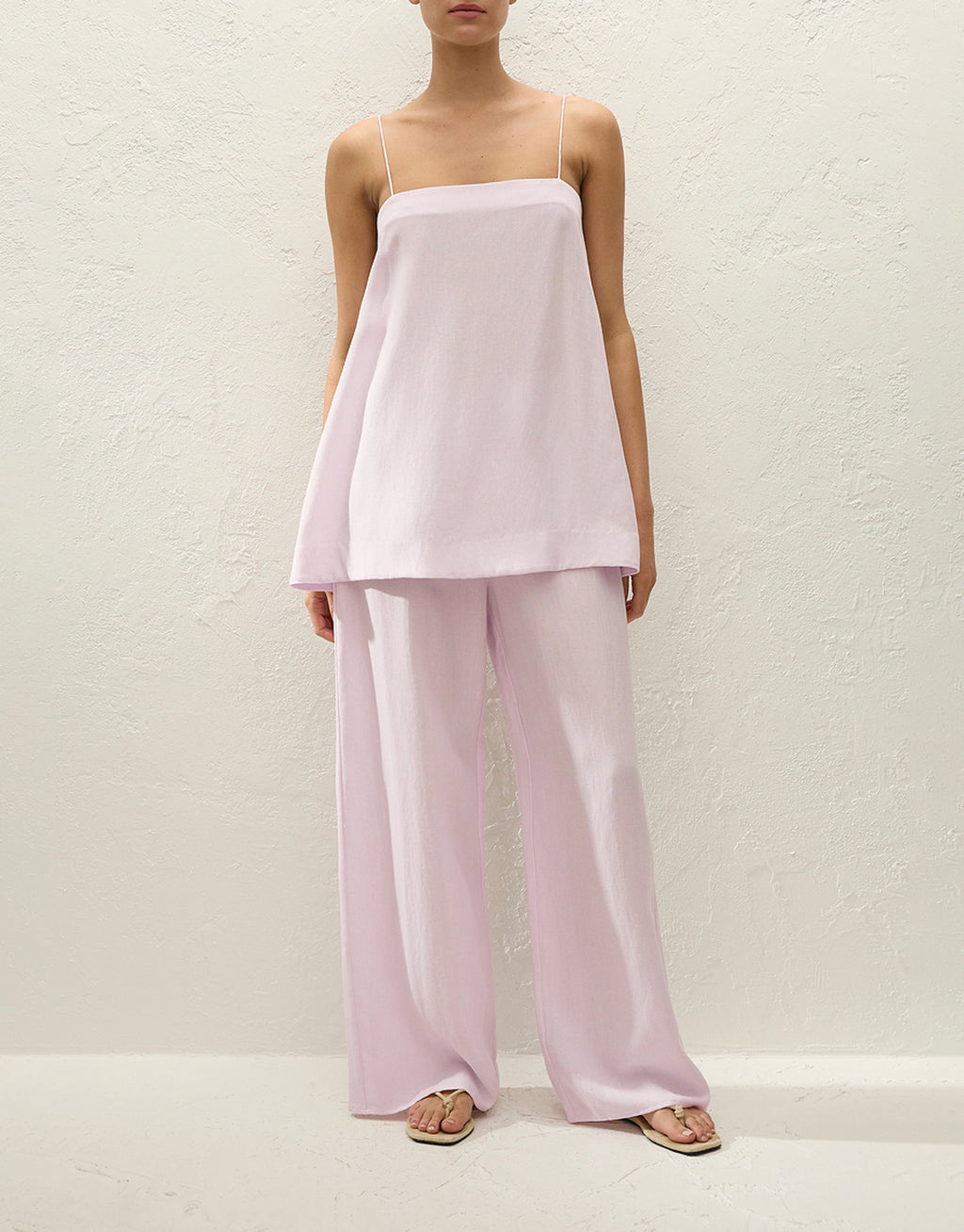Jensen Pant - Pale Pink by Faithfull The Brand - view 4