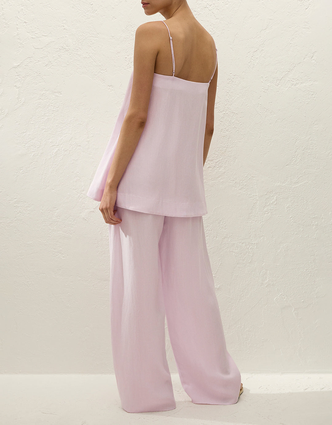 Jensen Pant - Pale Pink by Faithfull The Brand - view 3