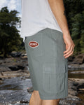 Summit 22" Pleated Cargo Short - Washed Sycamore by Afends