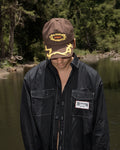 Rocked Recycled Five Panel Cap - Coffee by Afends