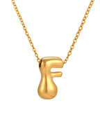 Cloud Letter Pendant - Gold by Walt - view 8
