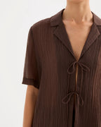 Maxx Shirt - Chocolate by Nude Lucy - view 4