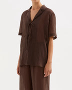 Maxx Shirt - Chocolate by Nude Lucy