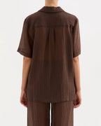 Maxx Shirt - Chocolate by Nude Lucy - view 5