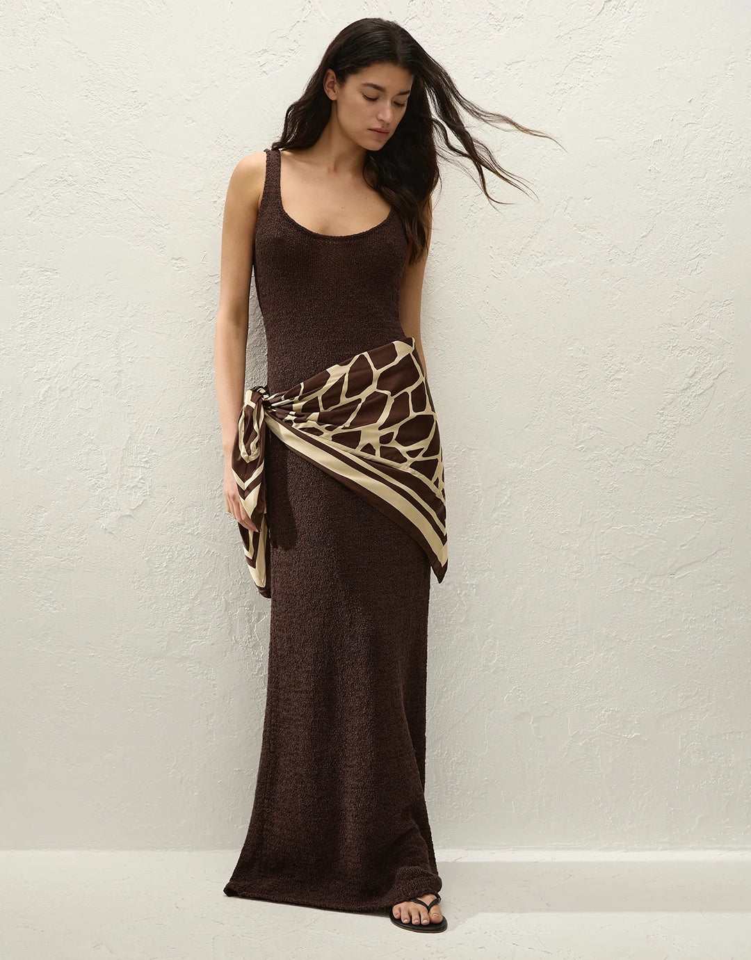 Soleil Waist Scarf - Ombra by Faithfull The Brand - view 4
