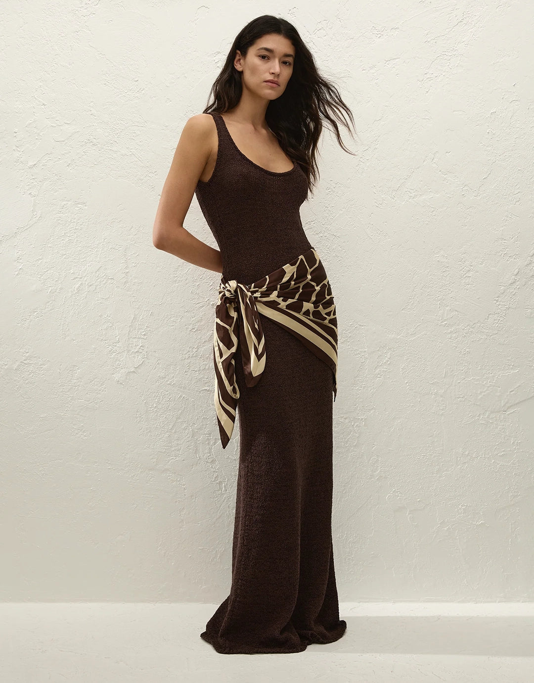 Soleil Waist Scarf - Ombra by Faithfull The Brand - view 5