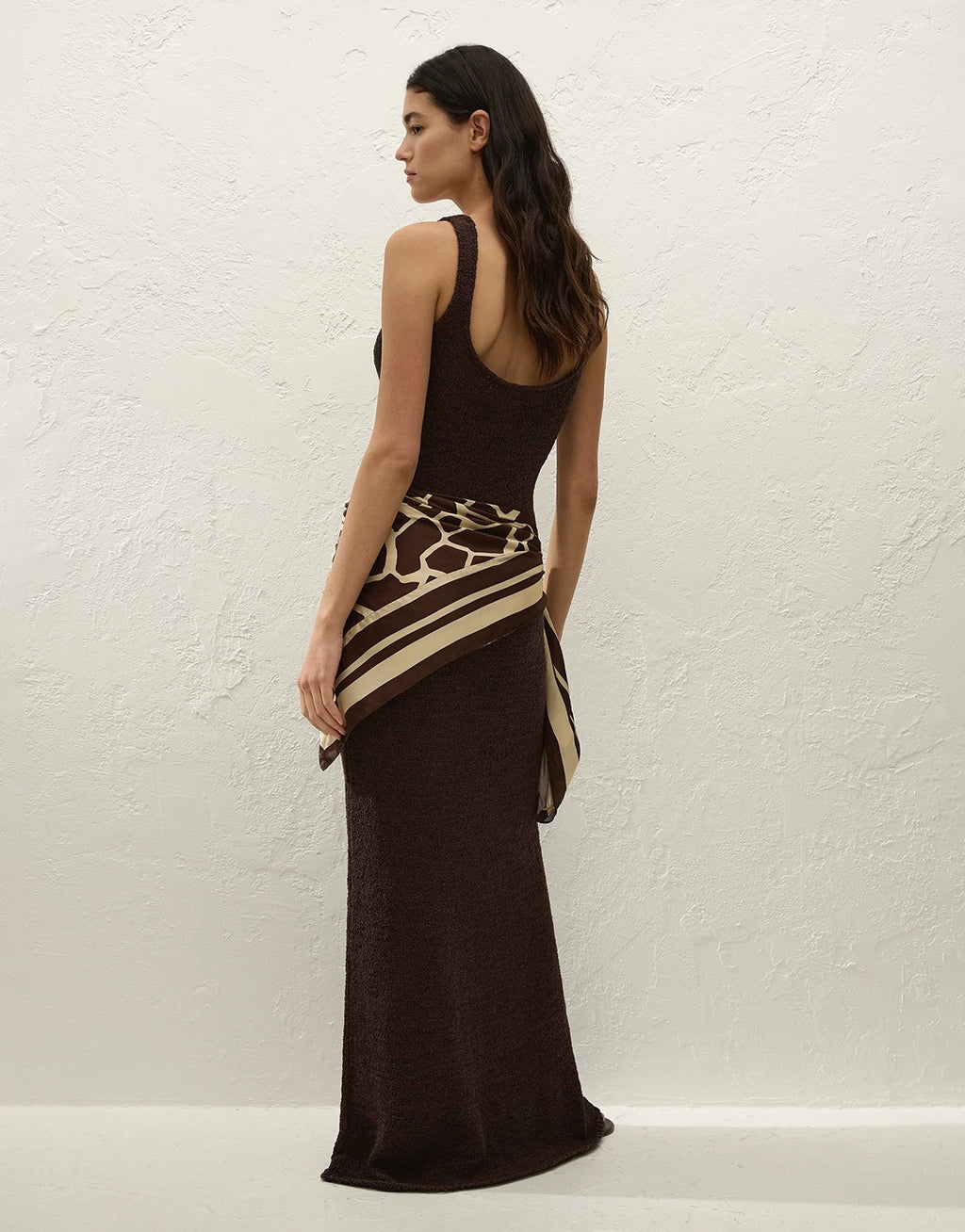 Soleil Waist Scarf - Ombra by Faithfull The Brand - view 6