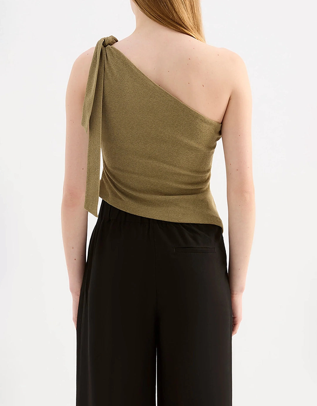 Flora Mesh Top - Deep Olive