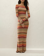 Notturna Maxi Dress - Murano Stripe - Faithfull The Brand