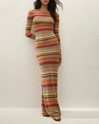 Notturna Maxi Dress - Murano Stripe - Faithfull The Brand