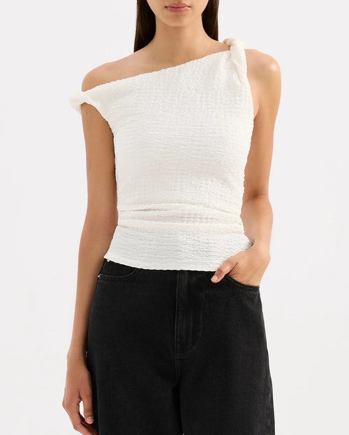 Apollo Top - Salt by Nude Lucy - view 2