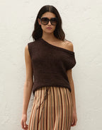 Micah Top - Carob by Faithfull The Brand