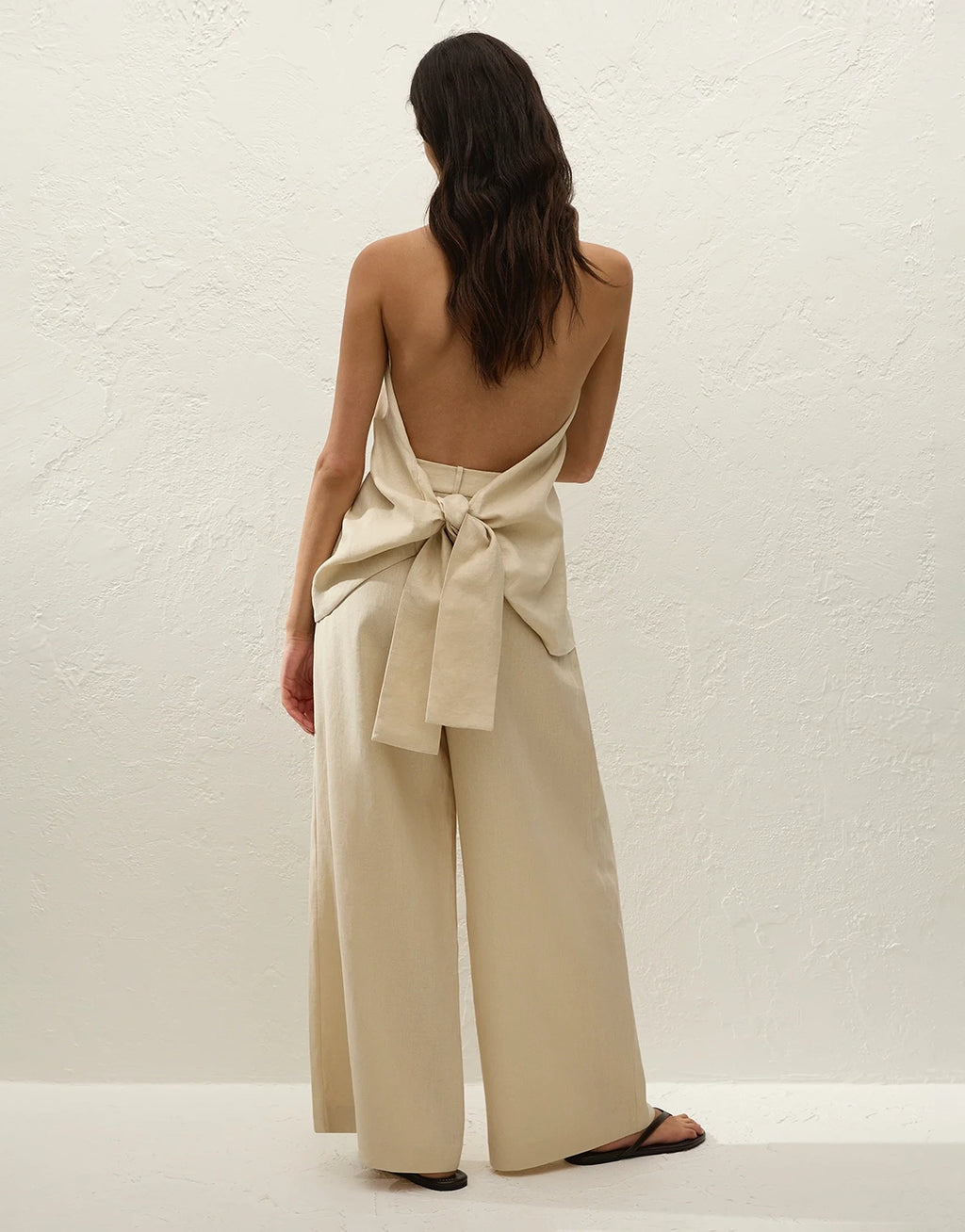 Sofia Trouser - Panna by Faithfull The Brand - view 4