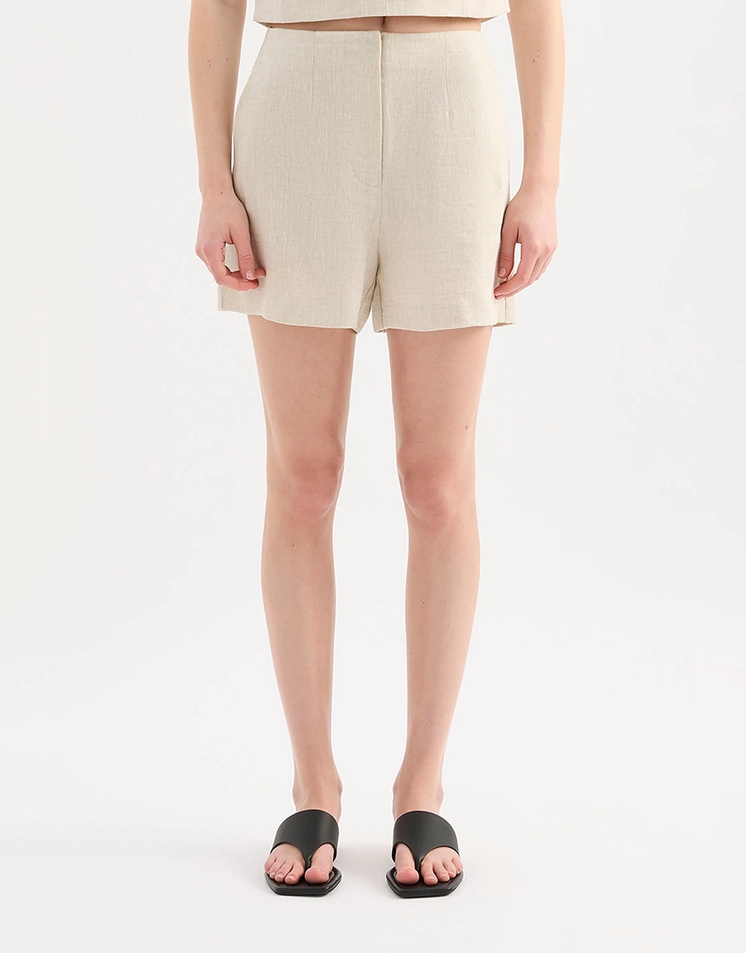 Marli Linen Short - Natural