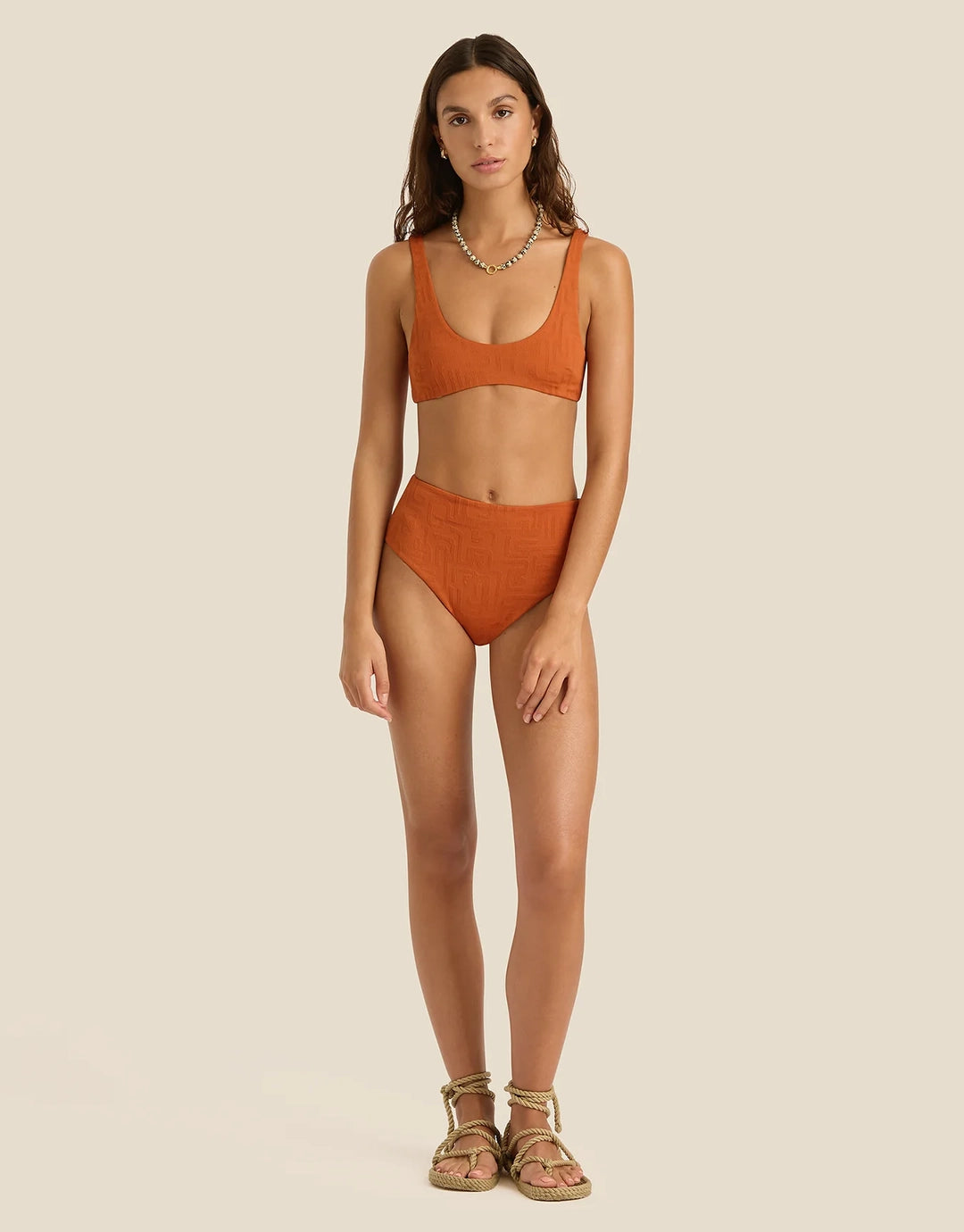 Flo Swim Top - Kin Clay