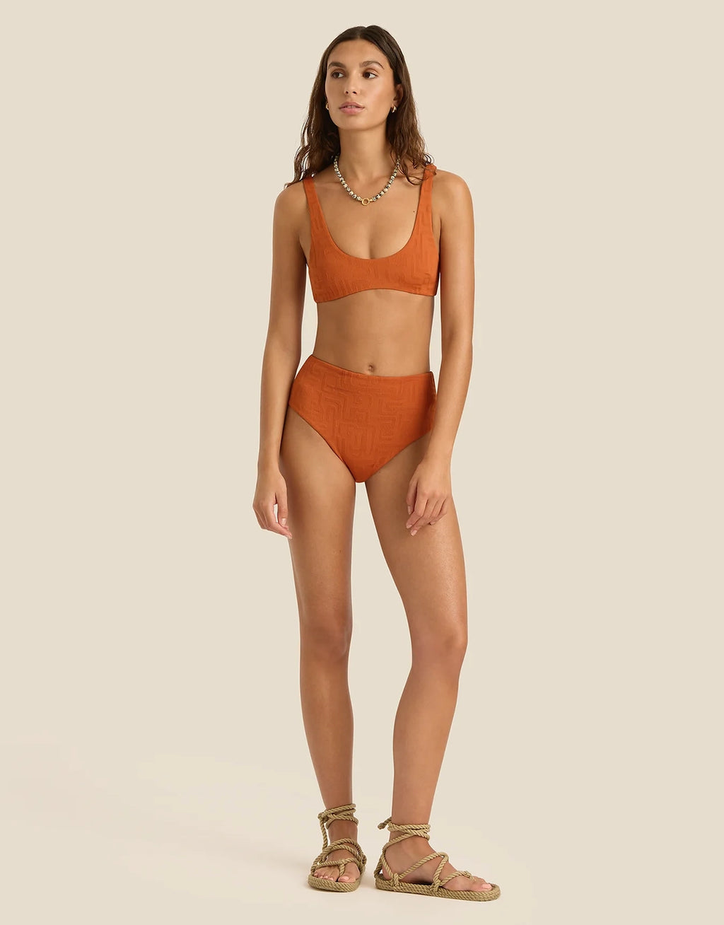 June Swim Bottom - Kin Clay