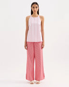 Anouk Stripe Top - White Stripe by Nude Lucy - view 6