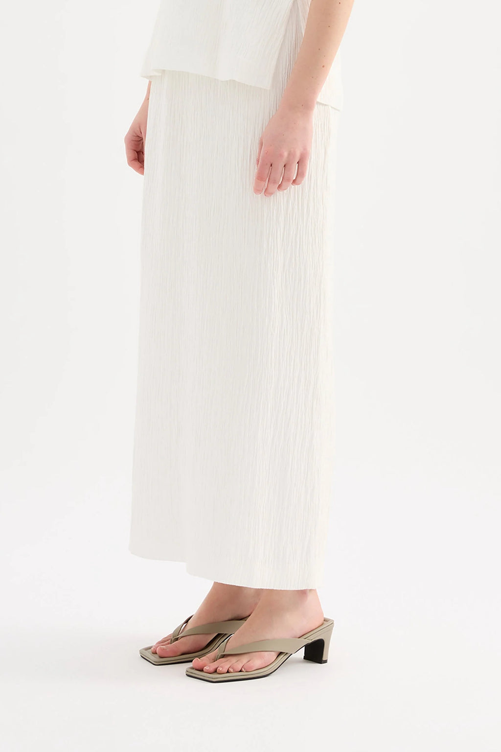 Danika Maxi Skirt - Salt