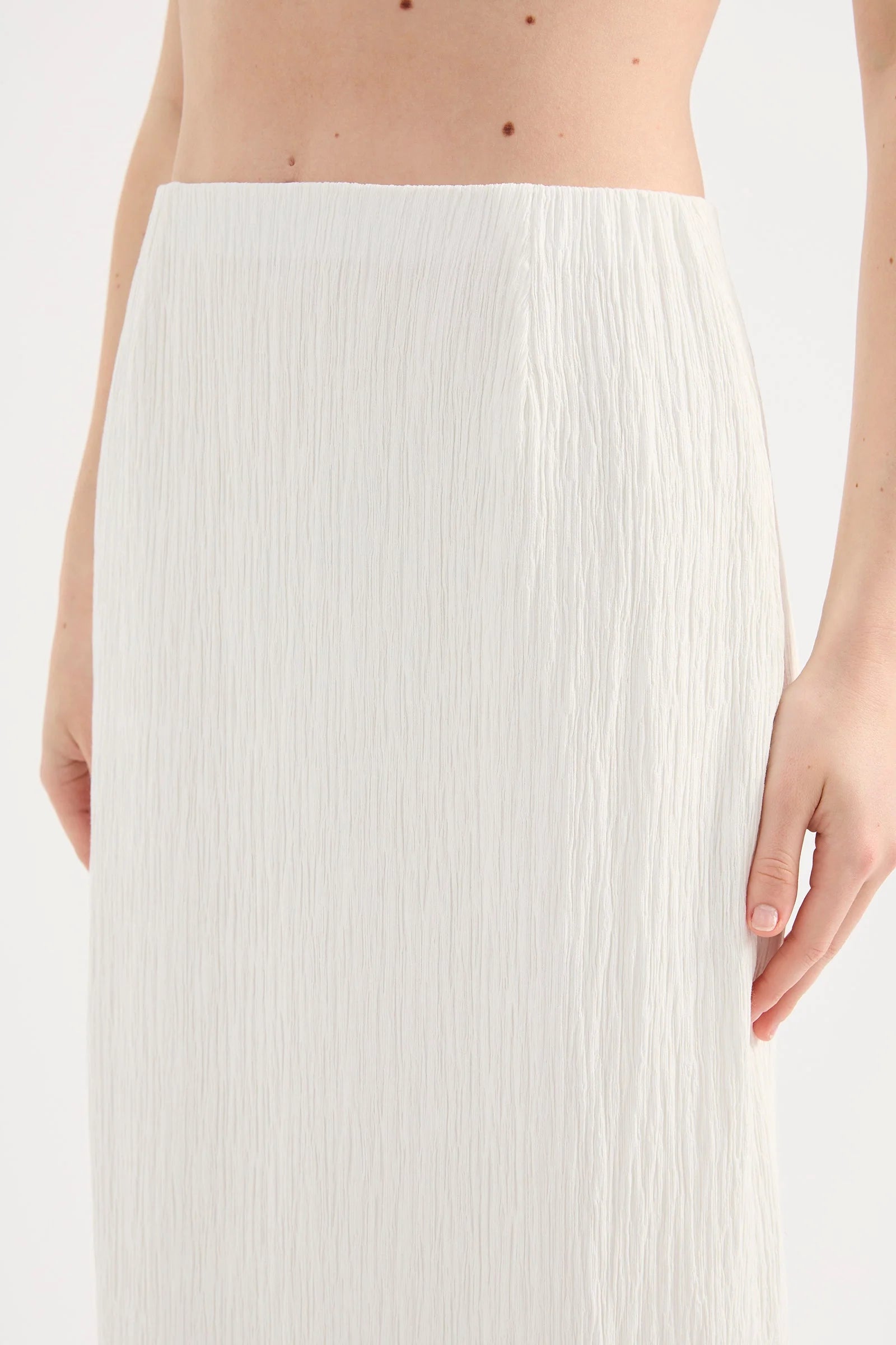 Danika Maxi Skirt - Salt