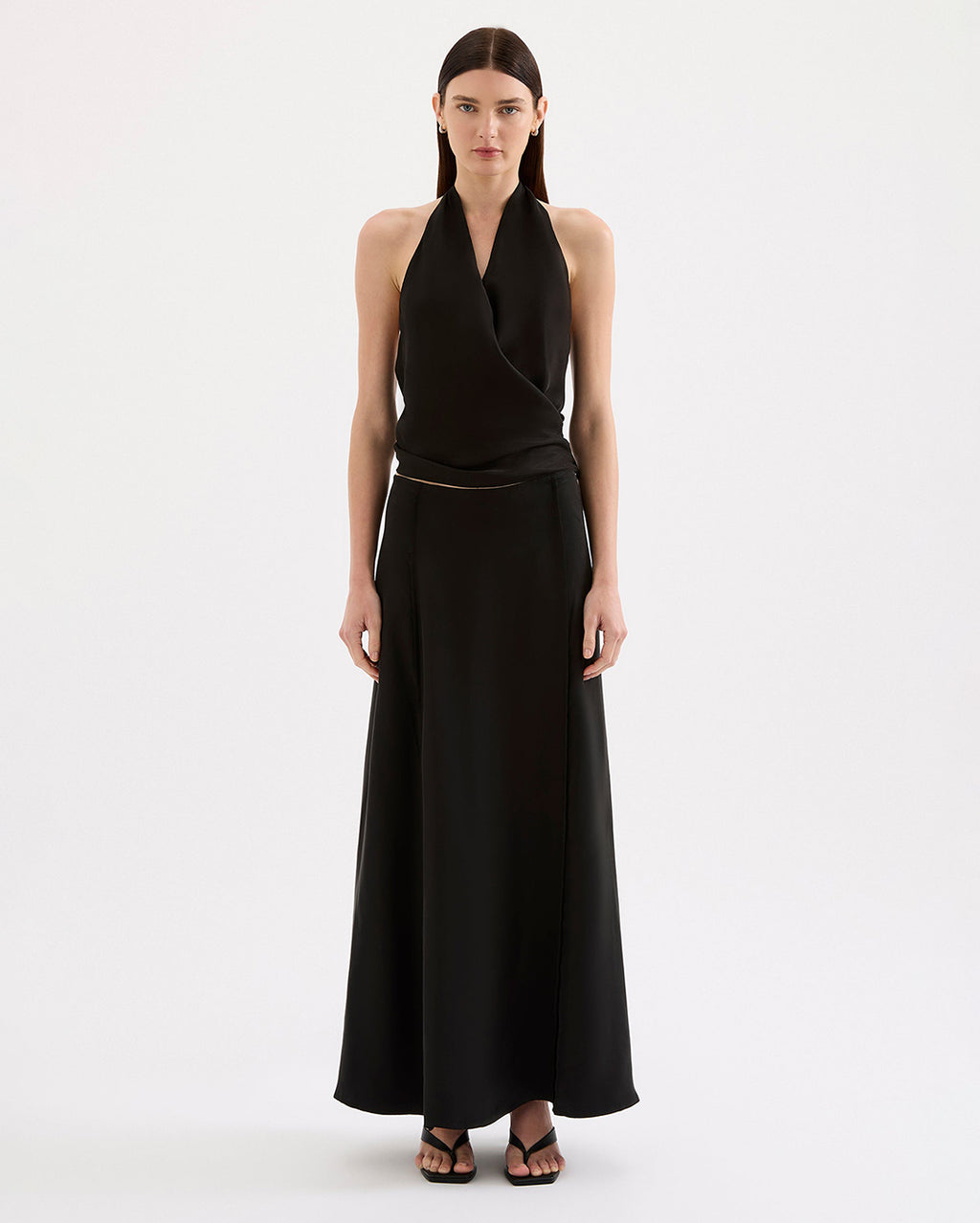 Leon Cupro Top - Black