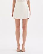 Beckett Mini Skirt - Salt