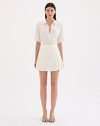 Beckett Mini Skirt - Salt