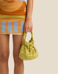 Towelling Bucket Bag - Kin Aloe by Soleil Soleil