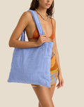 Towelling Tote Bag by Soleil Soleil