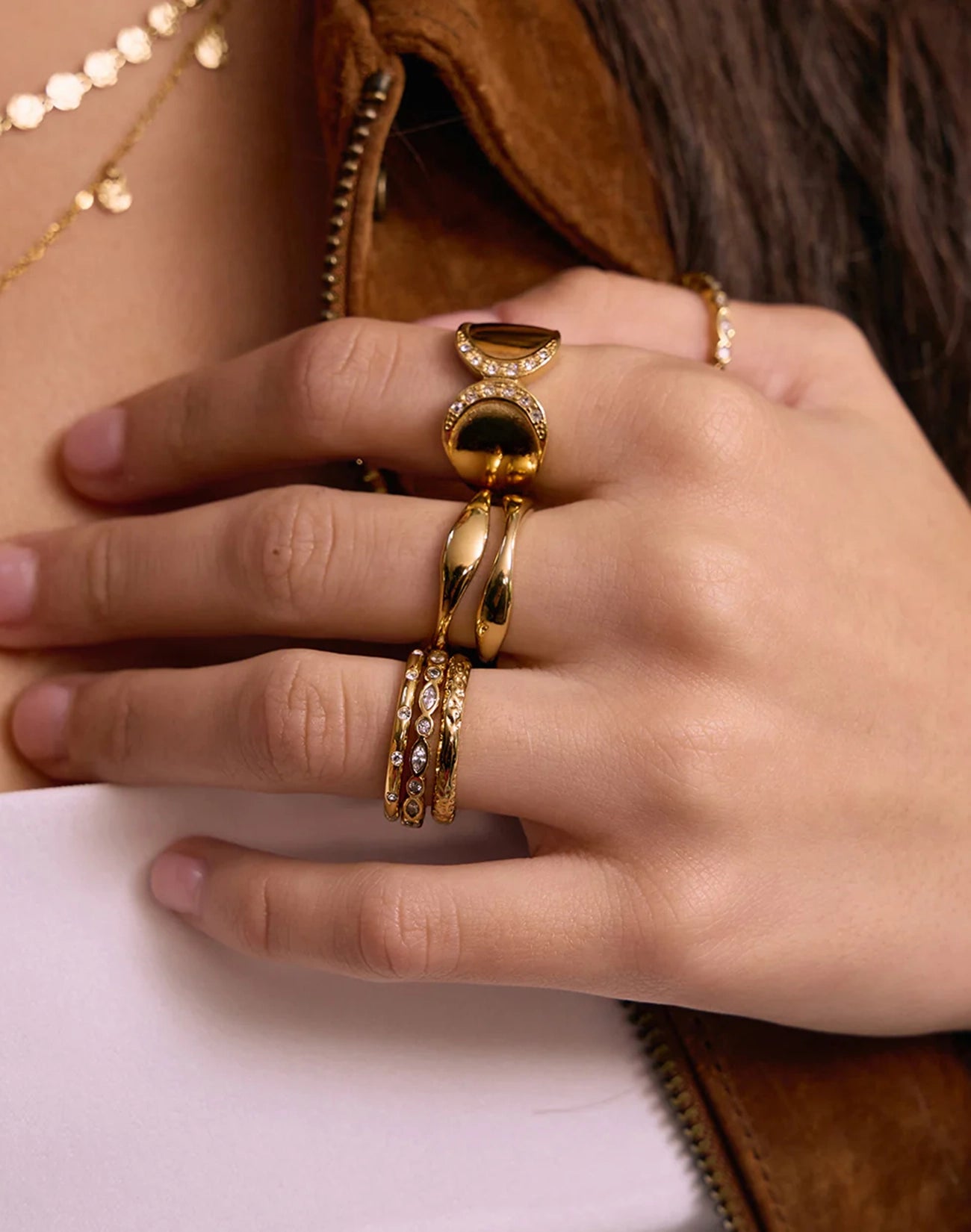 Dune Gold Ring
