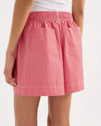 Anouk Stripe Shorts - Red Stripe by Nude Lucy - view 5