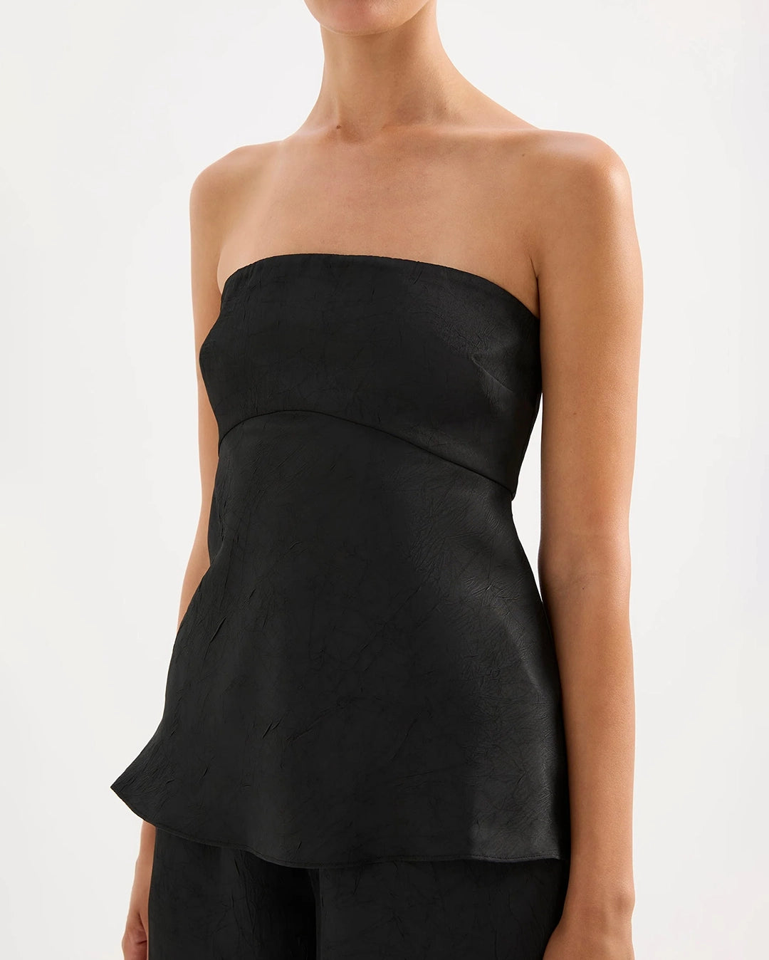 Pandora Strapless Top - Black