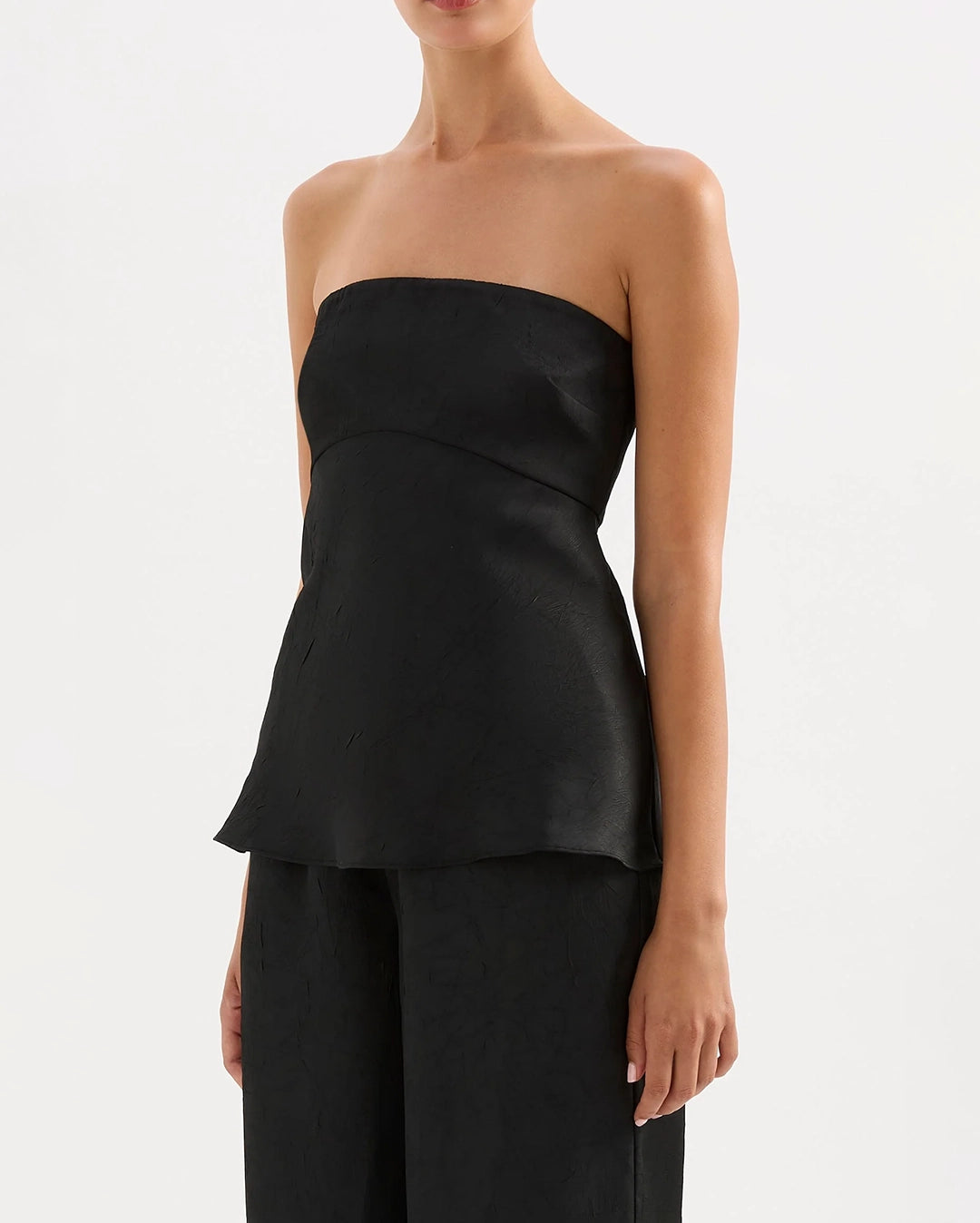 Pandora Strapless Top - Black