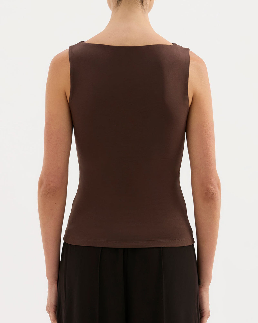Lois Organic Tank - Chocolate
