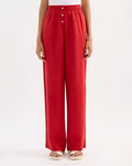 Lounge Linen Pant - Vermillion by Nude Lucy