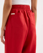 Lounge Linen Pant - Vermillion by Nude Lucy - view 7