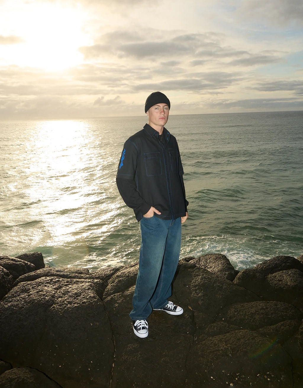 Utility Short Sleeve Shirt - Black