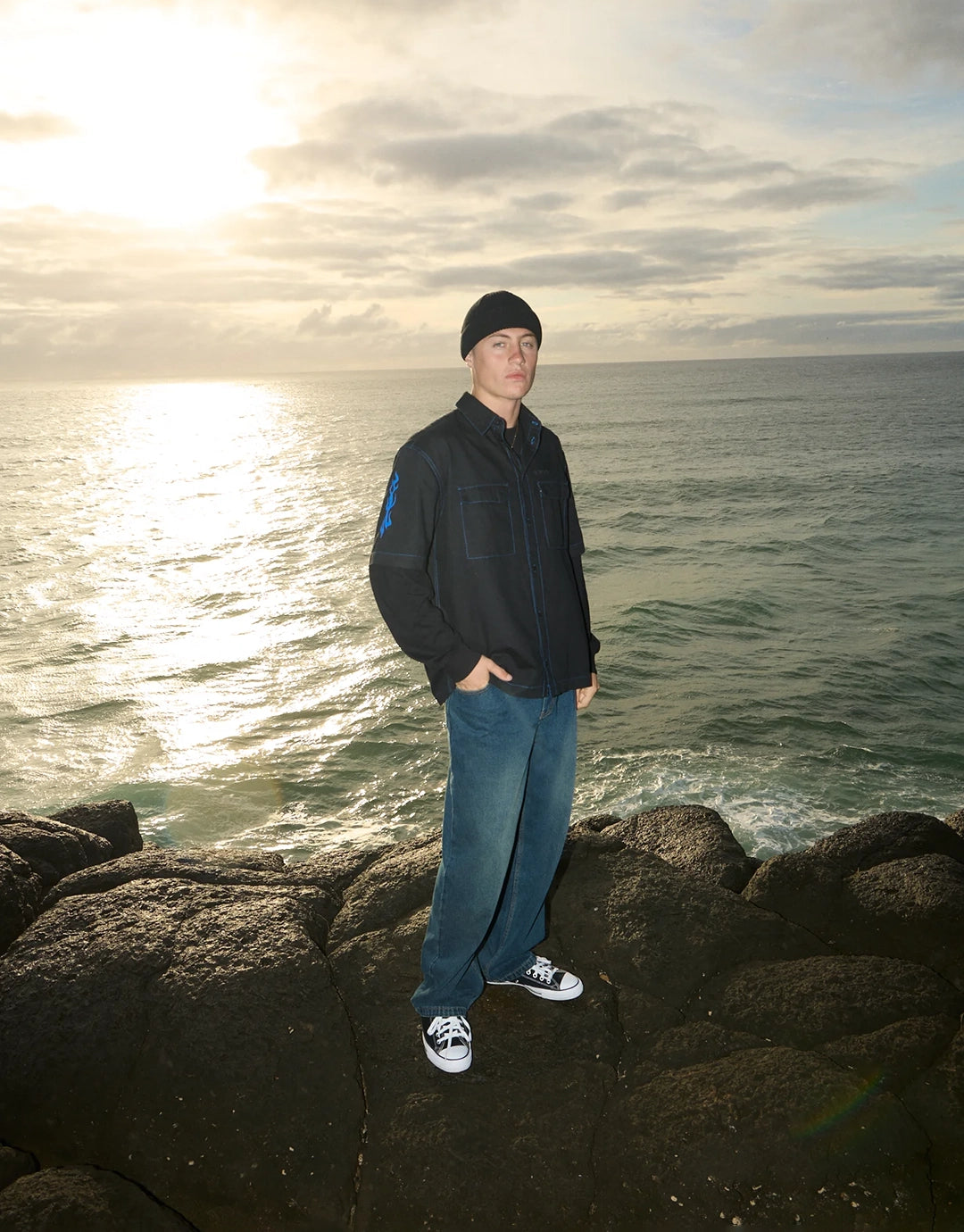 Utility Short Sleeve Shirt - Black